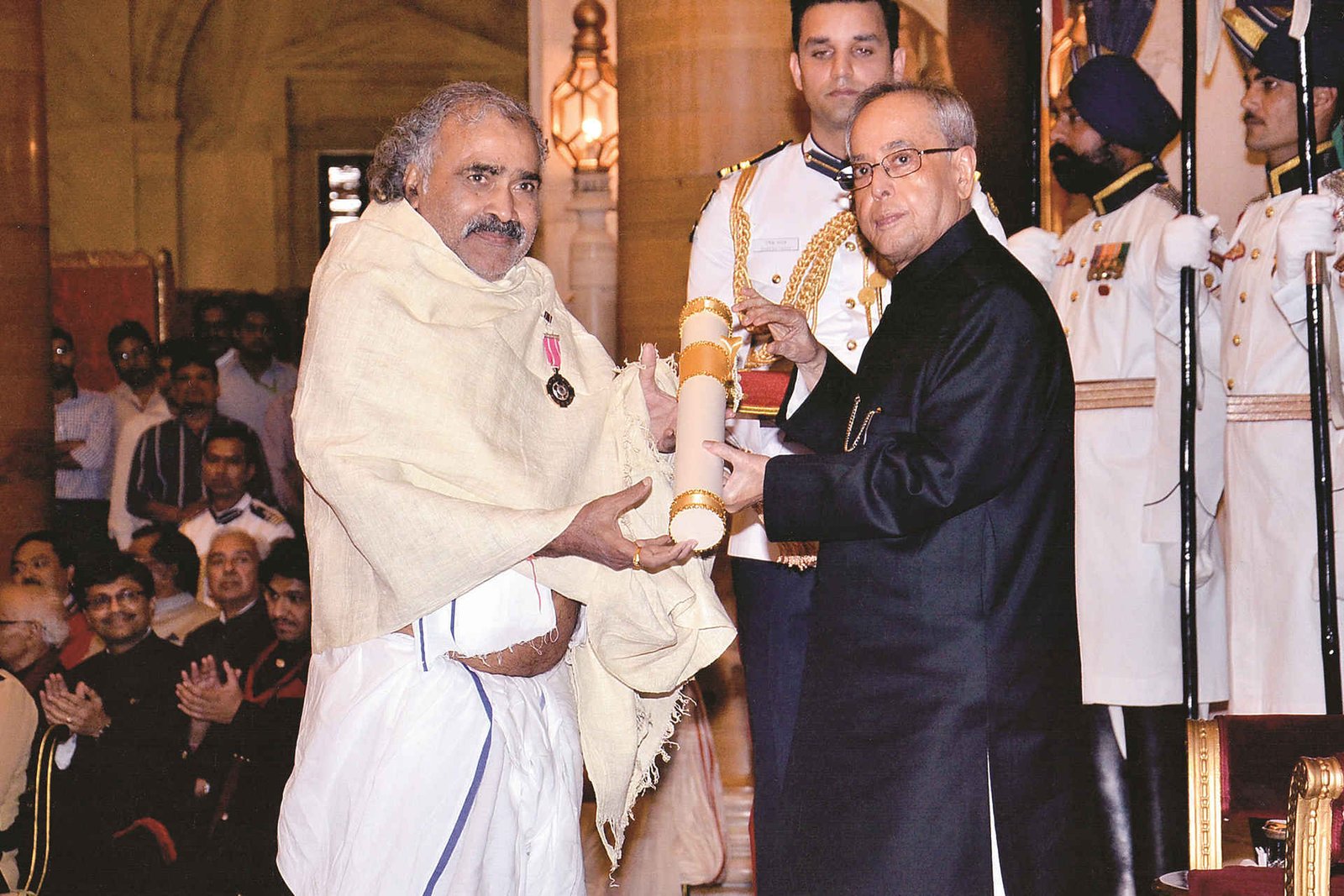 Mr. Ashok Bhagat Receving Padam Shree Award